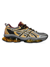 Asics Gel-quantum Kinetic Panelled Sneakers In Carbon Pure Gold