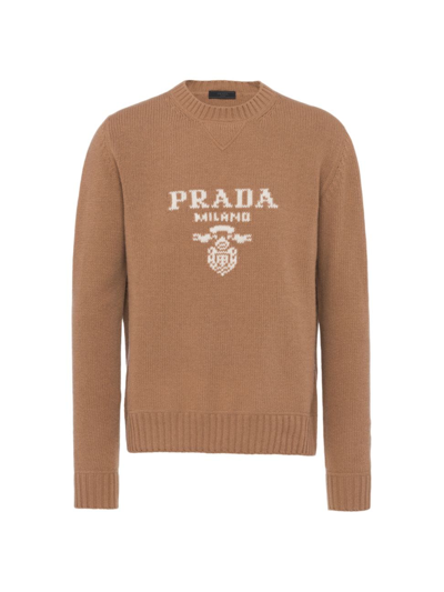 Prada Knitwear In Camel