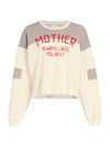 MOTHER WOMEN'S THE CHAMP PRINTED LOGO PULLOVER SWEATSHIRT