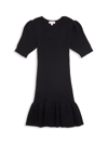 DESIGN HISTORY GIRL'S RIBBED KNIT SWEATER DRESS