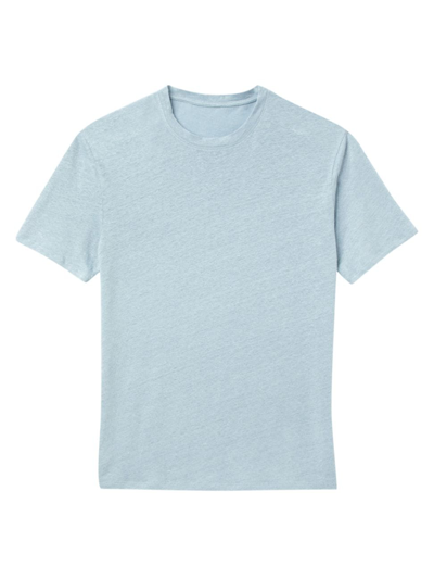 Sandro Logo T-shirt In Bleus
