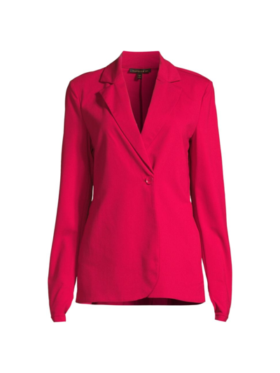 Capsule 121 Women's Streak Double-breasted Blazer In Rocket Red