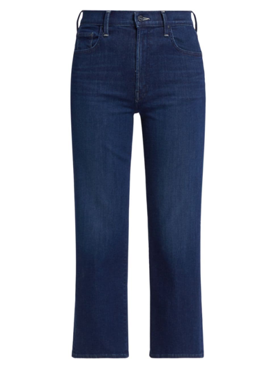 MOTHER WOMEN'S THE RAMBLER HIGH-RISE STRETCH ANKLE JEANS