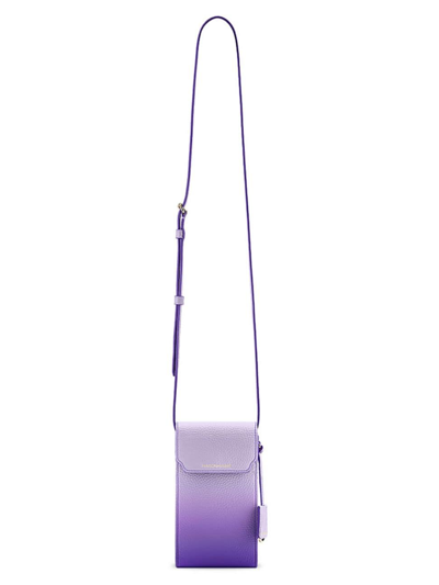 Maison De Sabre Phone Pouch In Ombre Lavender