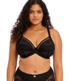 Elomi Kendra Underwire Plunge Bra In Black
