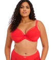 Elomi Kendra Underwire Plunge Bra In Cherry