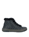 Nila & Nila Woman Sneakers Black Size 8 Calfskin In Black
