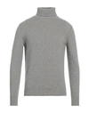 Aragona Man Turtleneck Grey Size 40 Cashmere