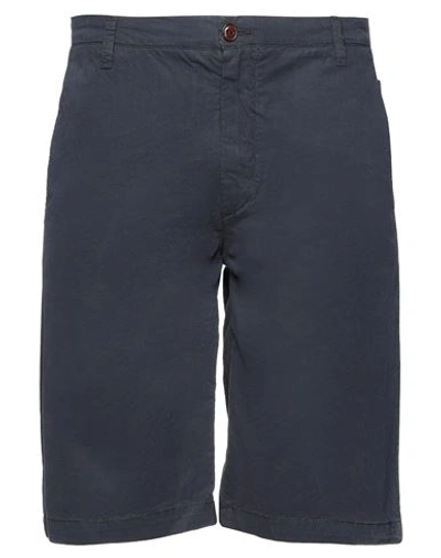 Three Stroke Man Shorts & Bermuda Shorts Midnight Blue Size 30 Cotton