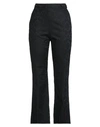 Merci .., Woman Pants Beige Size 8 Polyester, Viscose, Elastane In Black