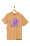 Obey The Afterlife Cotton Graphic T-shirt In Rabbits Paw