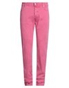 Jacob Cohёn Man Pants Pink Size 33 Cotton, Elastane
