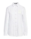 Raf Simons Woman Denim Shirt White Size S Cotton In 0010