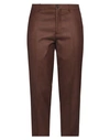 Berwich Woman Pants Rust Size 10 Virgin Wool In Red