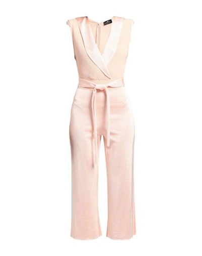 Elisabetta Franchi Woman Jumpsuit Light Pink Size 6 Viscose, Acrylic, Polyester