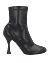 Gianvito Rossi Woman Ankle Boots Black Size 10 Soft Leather