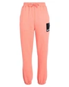 Karl Lagerfeld Jeans Klj Relaxed Sweat Pant Woman Pants Salmon Pink Size L Organic Cotton, Recycled In Pink
