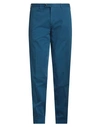 Pt Torino Man Pants Blue Size 38 Cotton, Elastane