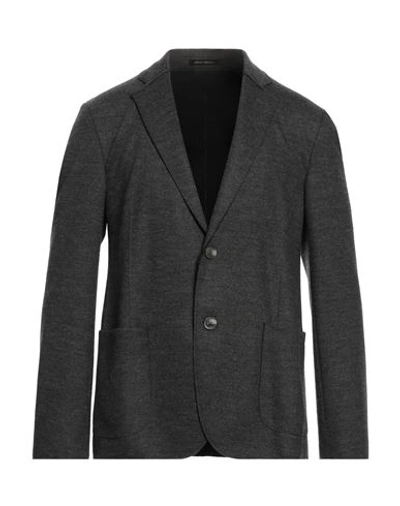 Emporio Armani Man Blazer Grey Size 42 Wool, Polyamide