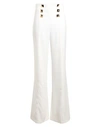 Elisabetta Franchi Woman Pants White Size 8 Polyester