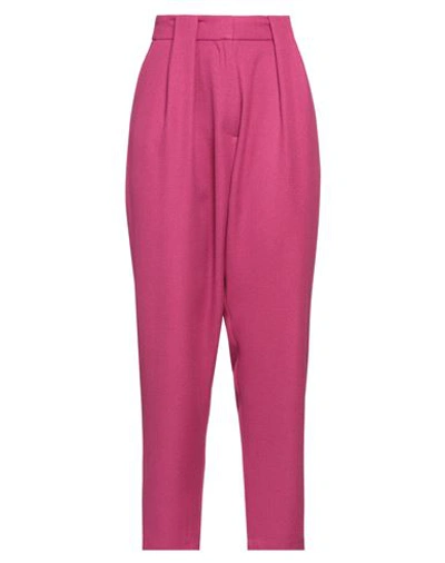 Silence Limited Woman Pants Fuchsia Size L Polyester In Pink