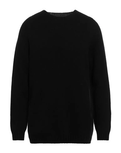 Aragona Man Sweater Black Size 44 Wool, Cashmere