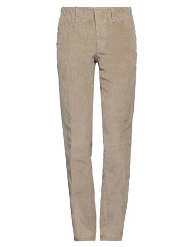 Incotex Man Pants Beige Size 35 Cotton, Elastane