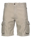 Three Stroke Man Shorts & Bermuda Shorts Khaki Size 31 Cotton In Beige