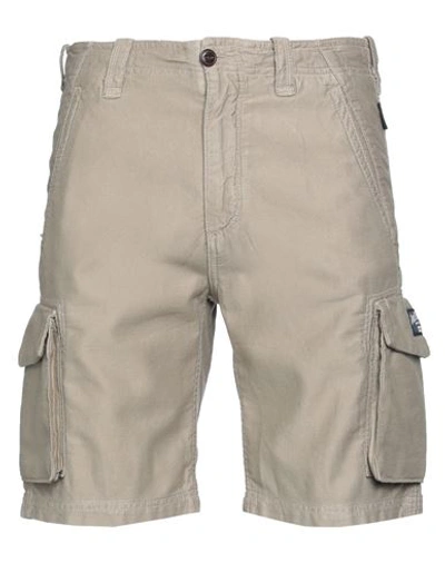 Three Stroke Man Shorts & Bermuda Shorts Khaki Size 29 Cotton In Beige