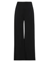 Jucca Woman Pants Black Size 10 Viscose, Elastane
