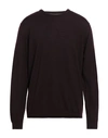 Roberto Collina Man Sweater Deep Purple Size 44 Merino Wool