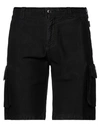 Three Stroke Man Shorts & Bermuda Shorts Black Size 33 Cotton