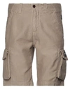 Three Stroke Man Shorts & Bermuda Shorts Khaki Size 30 Cotton In Beige
