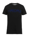People (+)  Man T-shirt Black Size S Organic Cotton
