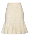 Jil Sander Woman Midi Skirt Ivory Size 2 Mohair Wool, Polyamide, Silk, Polyester, Viscose In White