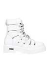 Cult Woman Ankle Boots White Size 11 Soft Leather