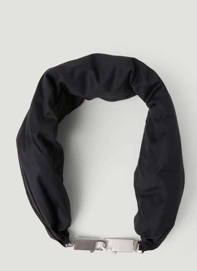 Rick Owens Padded Scarf In Black | ModeSens