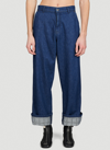 Jw Anderson Jeans Workwear In Blue
