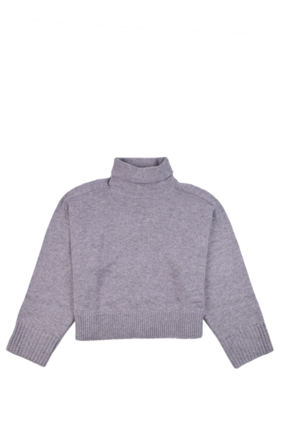 Loulou Studio Sweater In Heather Grey