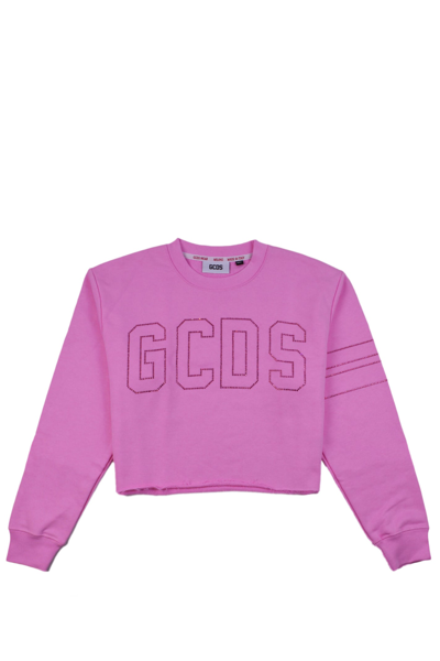 Gcds Sweatshirt In Pink