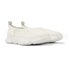 Camper Karst Leather Ballerina Shoes In White