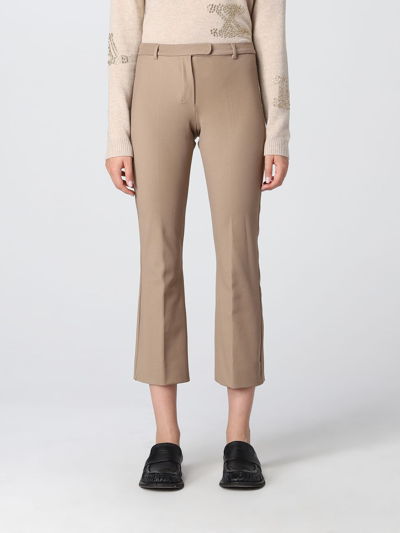 S Max Mara Pants Woman Camel Woman In Beige