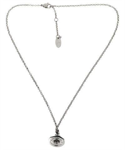 Vivienne Westwood New Petite Orb Necklace In Silver