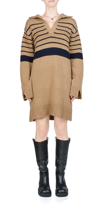 Ciao Lucia Martine Dress In Praline In Brown