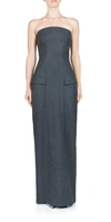 BEC & BRIDGE PINE STRAPLESS MAXI DRESS