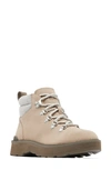 Sorel Hi-line Cozy Lace-up Hiking Boot In Omega Taupe/major