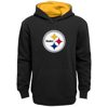 Outerstuff Youth Black Pittsburgh Steelers Prime Pullover Hoodie In Black
