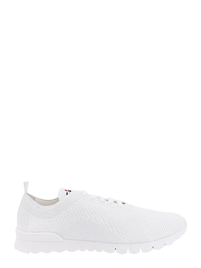 Kiton Mesh Low-top Trainers In Gray