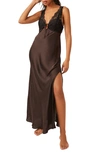 Free People Maxislip X Intimately Fp Country Side In Hot Fudge