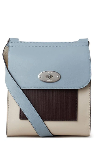 Mulberry X Paul Smith Small Antony Leather Crossbody Bag In Ivory Multi